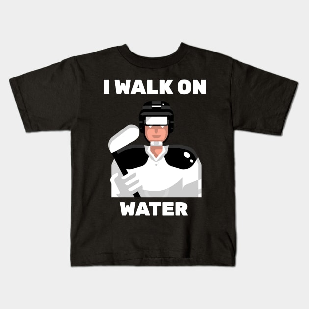 I Walk On Water Kids T-Shirt by Etopix